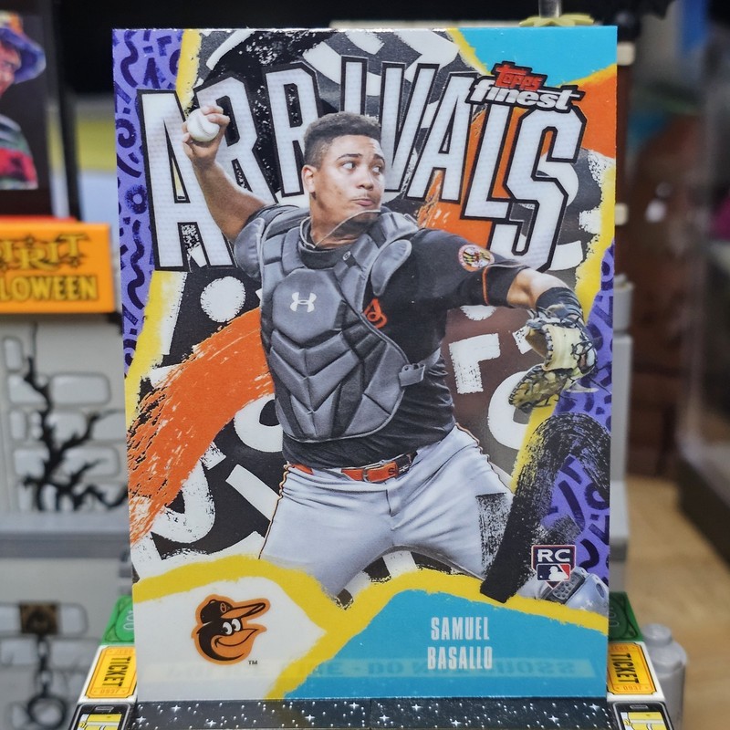 Samuel Basallo 2026 Topps Finest Arrivals Rookie Card A-3 Orioles