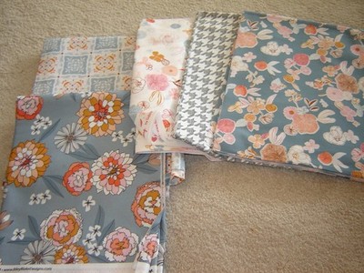quilting cotton fabric GABRIELLE NEIL riley blake HEARTSONG TOTAL 7 YARDS 5 piec