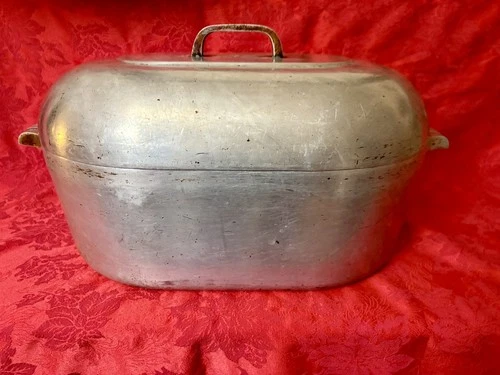 Vintage Magnalite 4267-M Sidney -0- Wagner Ware Oval Turkey Roaster +