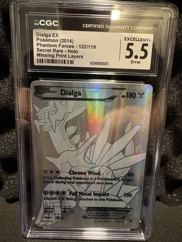 Dialga-EX graded CGC 5.5 for sale on eBay