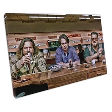 The Big Lebowski Bowling Art Print: Dude, Walter & Donny Wall Decor for Home or