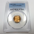 1909 P VDB PCGS MS64 RD Red - Lincoln Wheat Penny Cent 1c US Coin #56847A