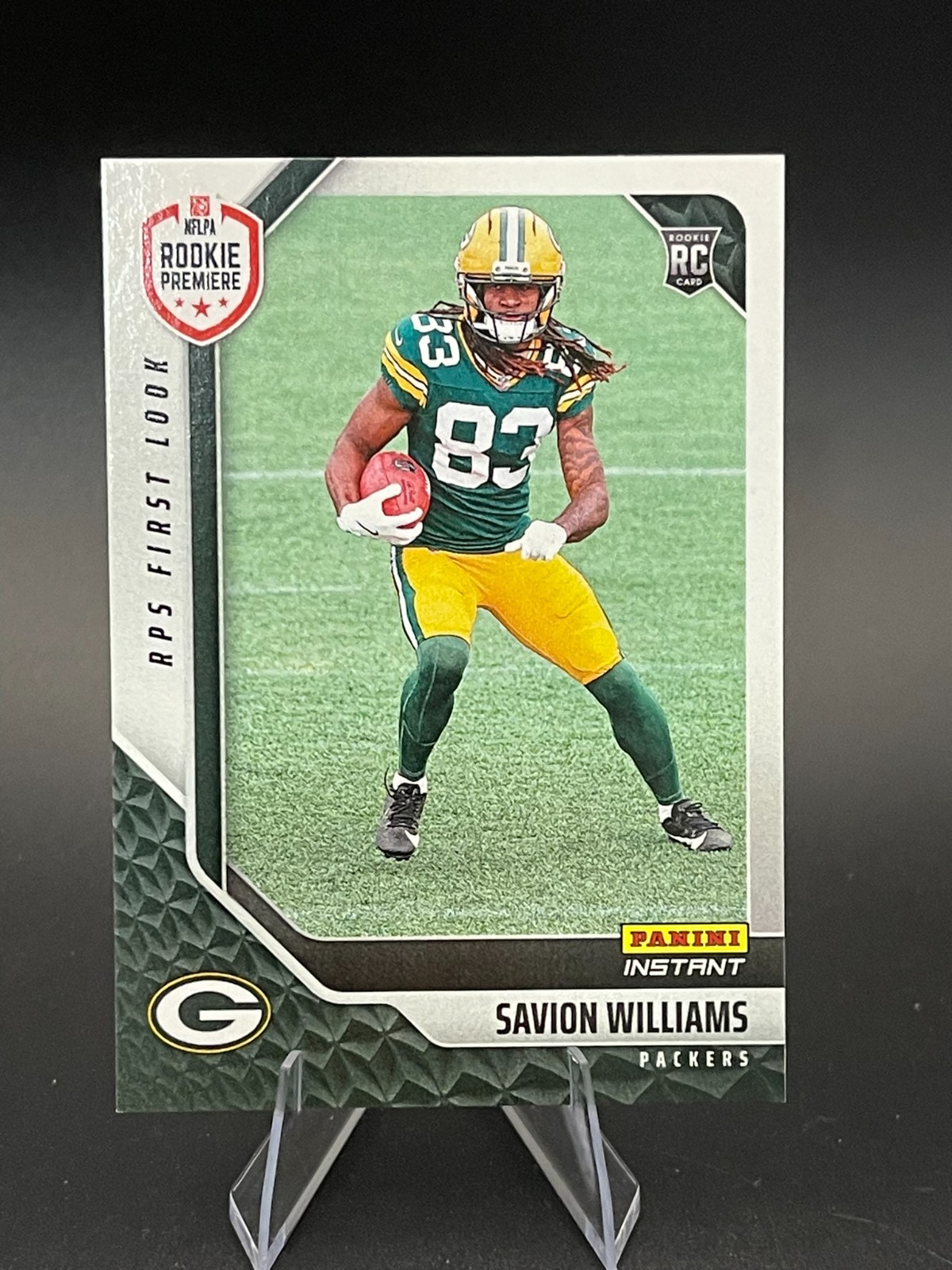 Savion Williams Panini Instant NFL Rps First Look #RPSFL29 Base