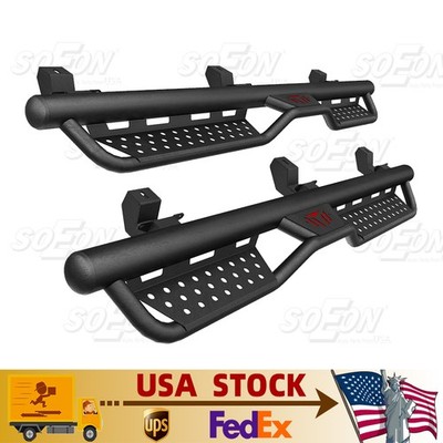 6''Running Boards Drop Side Steps For 2018-2026 Jeep Wrangler JL 4 Door Nerf Bars