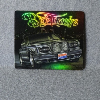 Mr. Cartoon ''Big Timin''' Holographic Sticker Decal Luxury Car Lowrider Style