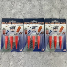 Multi-Use Caulk, Silicone, Squeeze Tubes, Foam Sealant Sealer Plug (Set Of 9)