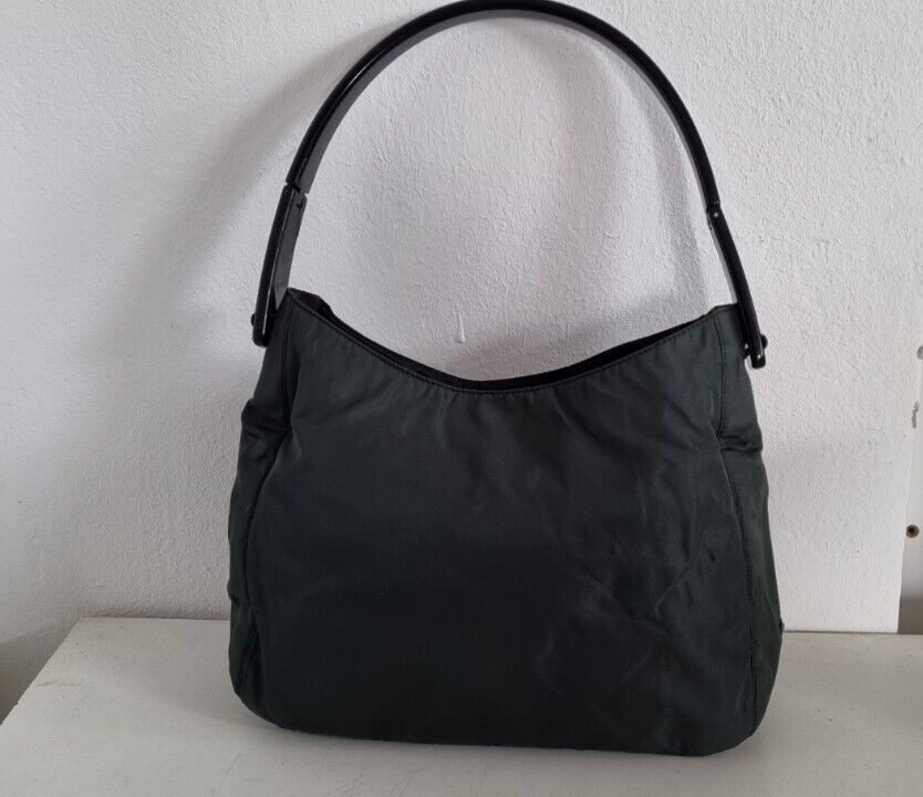 Prada Plastic Loop Handle Canvas Bag | eBay Prada Plastic Loop Handle Canvas Bag | eBay