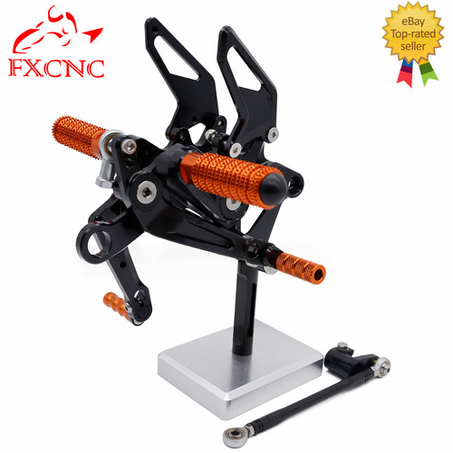 Para KTM duke390 Duke 390 2024-2025 FXCNC Reposapiés Pedales Negros - Imagen 17 de 17