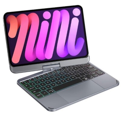 iPad Mini 6 2021 8.3-inch 6th Gen 360 rotatable case with Keyboard and trackpad