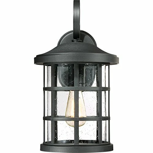 Quoizel One Light Outdoor Wall Lantern CSE8410EK, Large, Earth Black - Picture 4 of 7