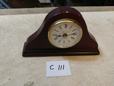 VINTAGE YOUNG TOWN DESK TOP QUARTZ CLOCK  MADE IN CHINA