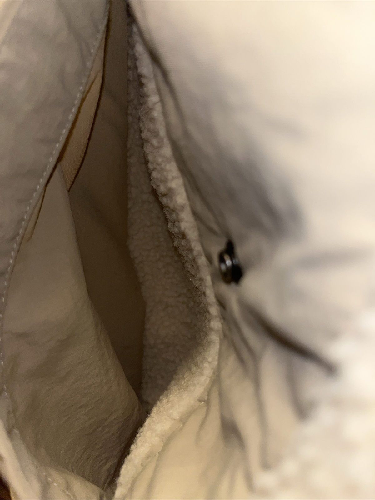 The North Face Men's Ridge HOODIE Jacket Medium M Bleached Sand Tan & Beige image 3
