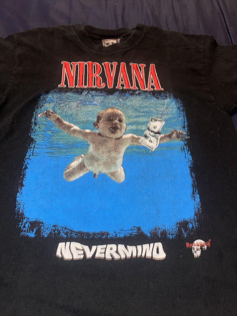 Vintage 90s Nevermind Nirvana Portrait Album T-Shirt( Rock Vintage 90s Nevermind Nirvana Portrait Album T-Shirt( Rock