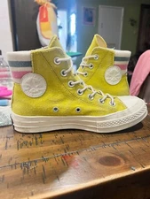 Converse Chuck 70 Retro Stripe High Bold Citron /Pink 163366C unisex M3.5/W5.5