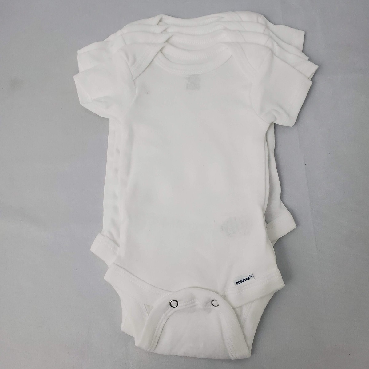 Gerber Organic Cotton Short Sleeve Onesies Newborn Set of New