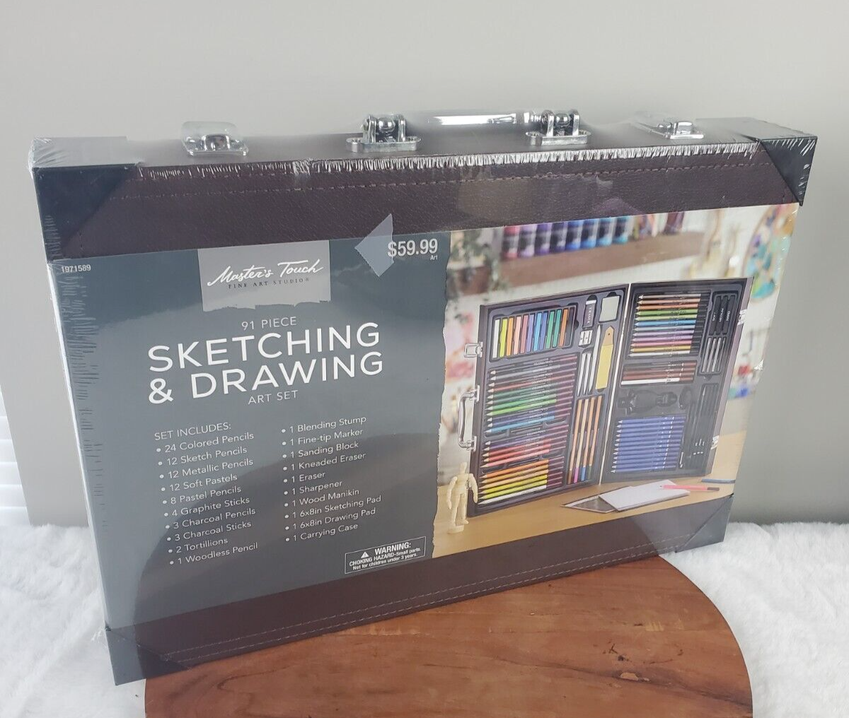Master's Touch Fine Art Studio 91pc Piece Sketching & Drawing Art