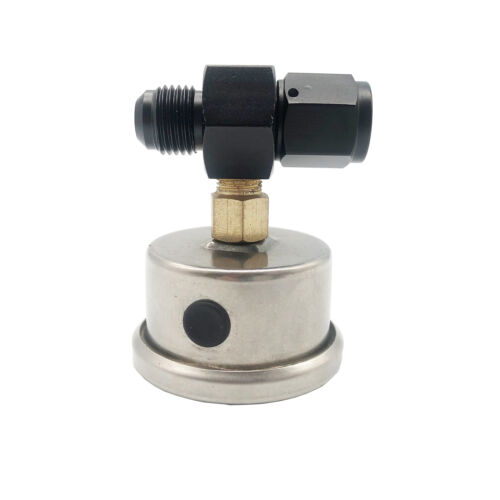 Liquid 0-15psi Fuel Pressure Gauge Regulator Gauge 1/8" NPT W/ 6AN Adapter - Picture 8 of 14