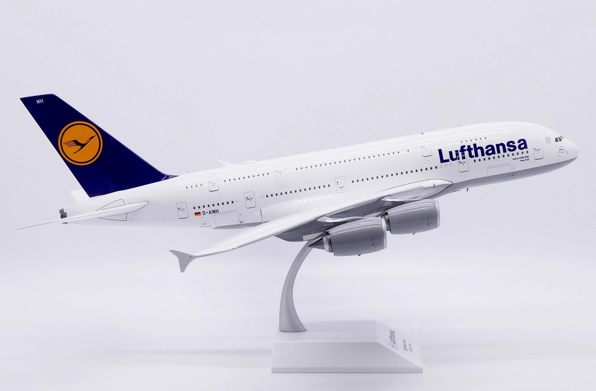 1:200 37CM JC Wings Lufthansa AIRBUS A380 Passenger Plane Diecast