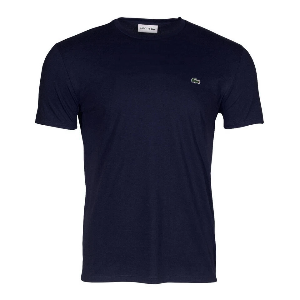 Lacoste Men's Pima Cotton Short Sleeve Crew Neck Athletic T-Shirt - Image 4 of 4