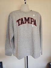 Fanatics UT University of Tampa Gray Pullover Fleece Sweater Size 2XL New