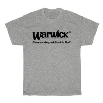 Warwick Bass Guitar Men's Grey Size S to 5XL