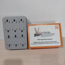 Refined Knife Sharpening Valuesharp Kit,  two 6" reversible stones and stand