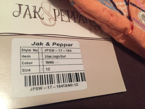 Girls, Coral Aztec Shorts "Jak & Pappar", Bohemian Chic Design - Picture 7 of 8