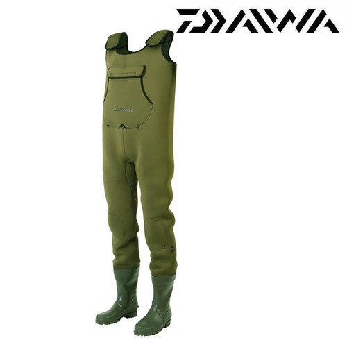 neoprene chest waders size 8