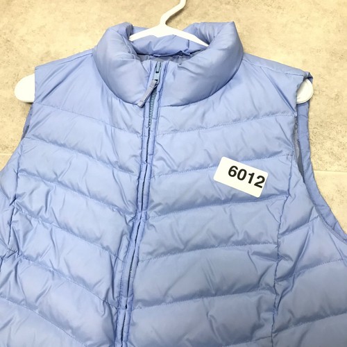 Talbots Vest Womens Plus Size 1X Blue Puffer Down Fill Full Zip Spring Nylon - Picture 8 of 8