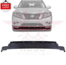 New Front Bumper Lower Valance Black Fits 2013-2016 Nissan Pathfinder NI1093104