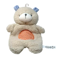 INGENUITY Bean Bear Nate Lovey Weighted Cream Plush LKNU Security Baby Soother