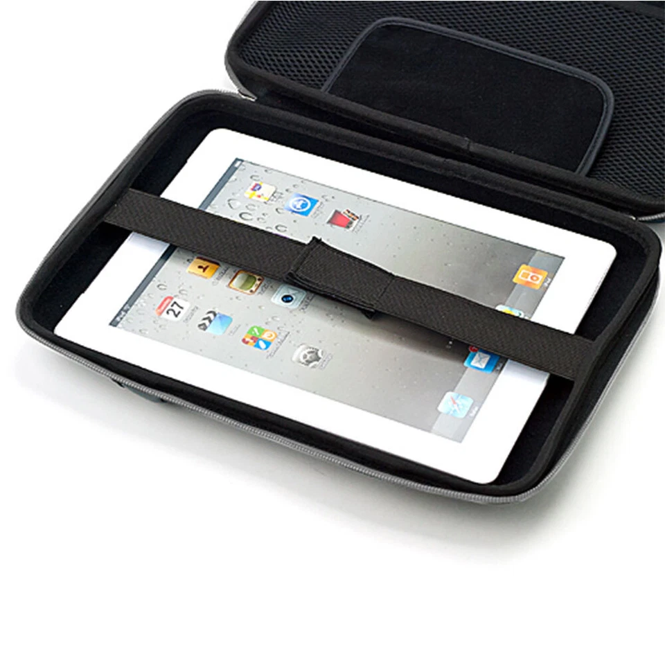 Estuche de transporte para tableta Hard Cube EVA carcasa con cremallera para Samsung Galaxy Tab S9/Tab A9+ de 11" Foto 3 de 4