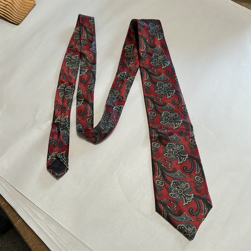 Corbata Gant Rojo Paisley Edición Limitada - Imagen 2 de 5
