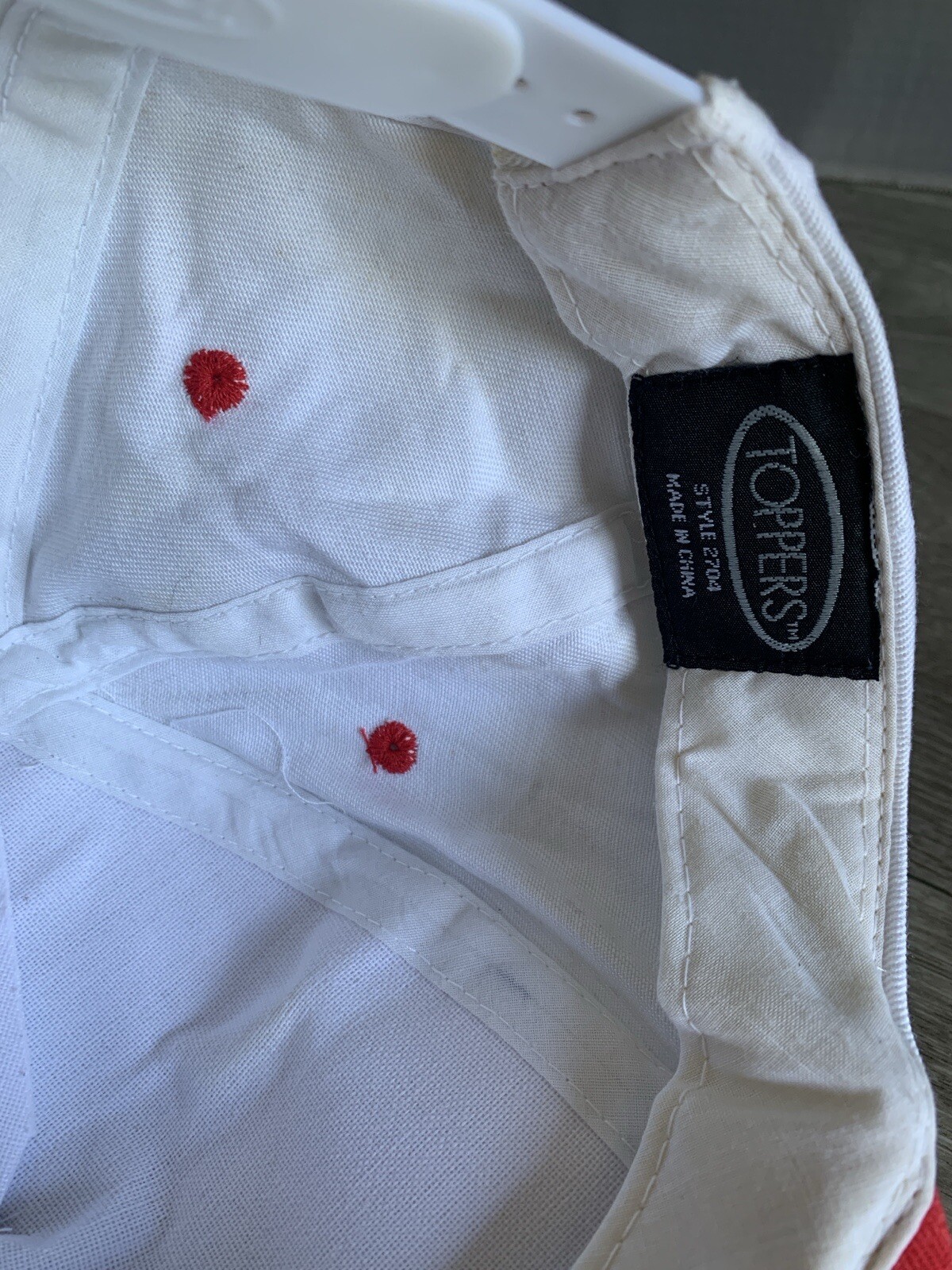 Cracker Jack Cap Hat Red Adjustable Snapback Truc… - image 3