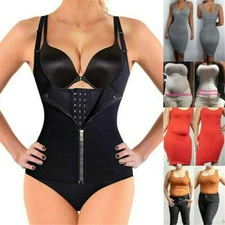 Women Corset Waist Trainer Cincher Body Shaper Underbust Slimming Vest Tank Top