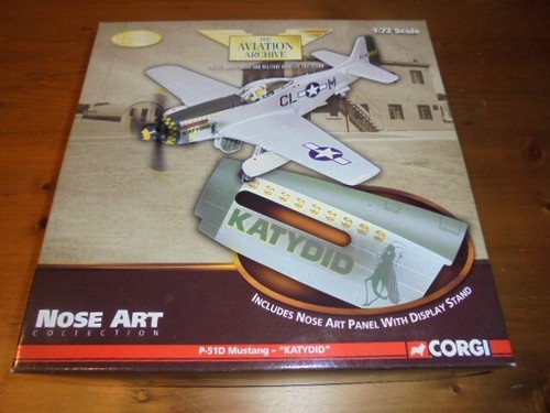 CORGI US32218 1/72 P-51D MUSTANG USAAF "KATYDID" LT. COL. RIGHETTI ACE NOSE ART