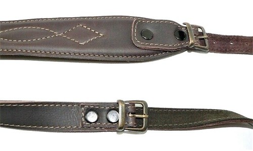 Leder-Gewehrriemen JORALTI 804 Veloursunterlage; Waffengürtel, Rifle Gun Sling - Bild 3 von 10