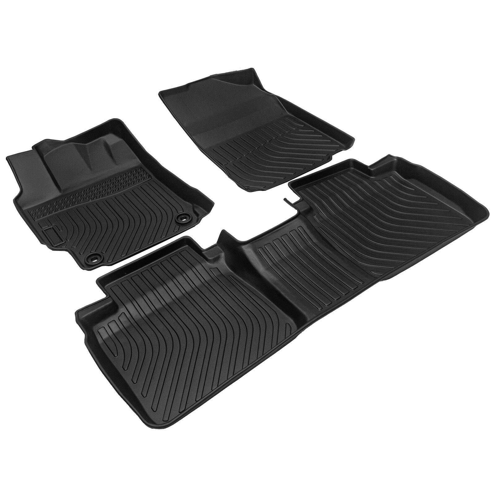 2015-2017 Toyota Camry All-Weather TPE Rubber Car Floor Mats  