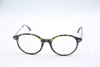 NEW TOM FORD TF 5554-B 052 HAVANA GOLD AUTHENTIC EYEGLASSES 50-19 