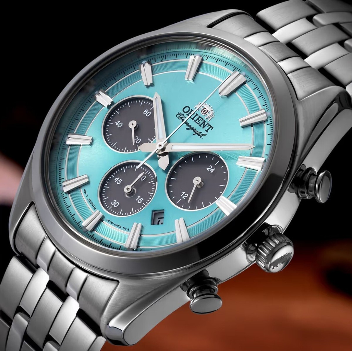 Orient RA-TX0304L10B Sky Blue Solar Power Quartz Analog
