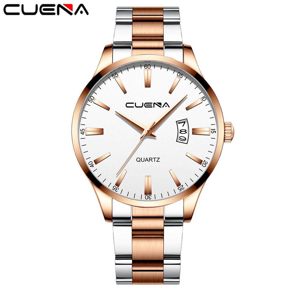 cuena-steel-band-calendar-fashion-casual-quartz-waterproof-watch-ebay