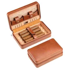 Cedar Wood Cigar Humidor Box Travel Cigar Case Storage Box Humidor Humidifier