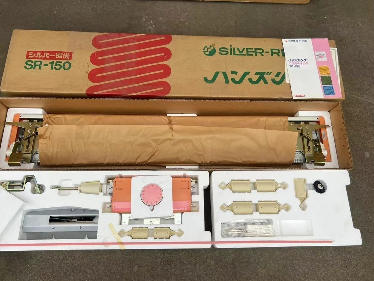 Silver Reed SR150 Hands Rib Knitting Machine Maintained Very Good Condition