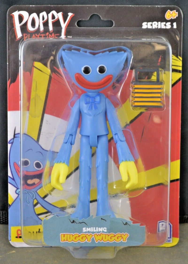 POPPY PLAYTIME SERIES 1 SMILING HUGGY WUGGY ACTION FIGURE PHATMOJO  ENCHANTED MOB