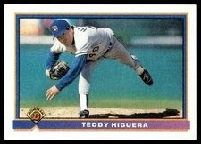 1991 Bowman Teddy Higuera Milwaukee Brewers #54 15053