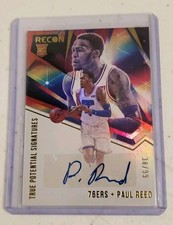 2020-21 Panini Recon 38/99  #TPS-PRD Paul Reed True Potential Signatures