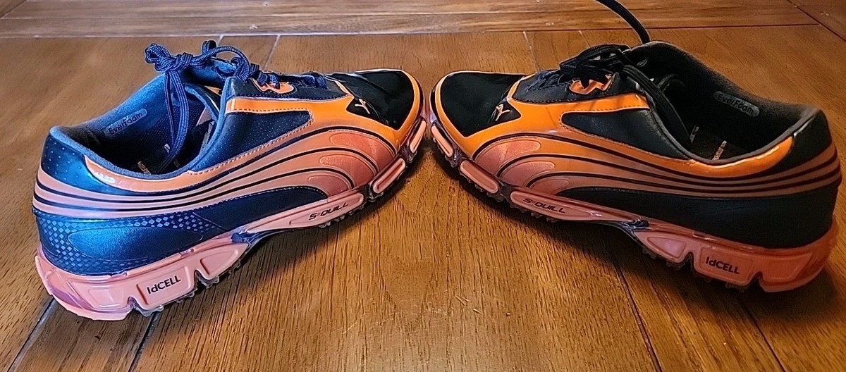 Puma IdCELL S2QUILL Ricky Fowler Golf Shoes Bright Orange/ Black