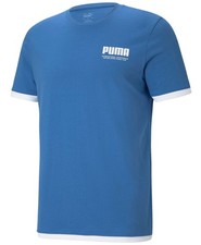 Puma Men's Summer Court Elevated Crew Neck Graphic T-Shirt Star Sapphire-Small
