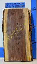 Black Walnut Live Edge Slab - Grade 4 - 18.5 x 9.5 x 1.75 Dried  Planed EB3-18