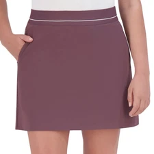 Soybu Women's Comfort Waist Stretch Resort Skort Purple Walnut S, M, L